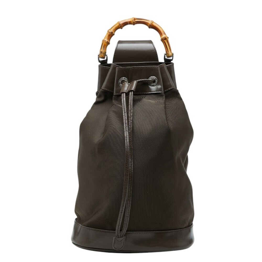 Gucci Bamboo One-Shoulder Shoulder Bag Body Drawstring Type 003 2113 0036 Bro...